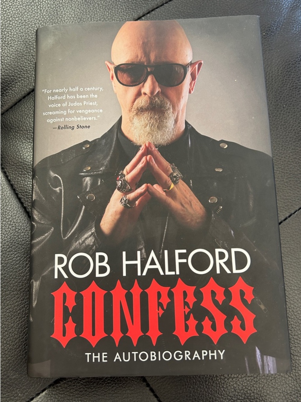 Rob Halford: Confess Hardcover Book